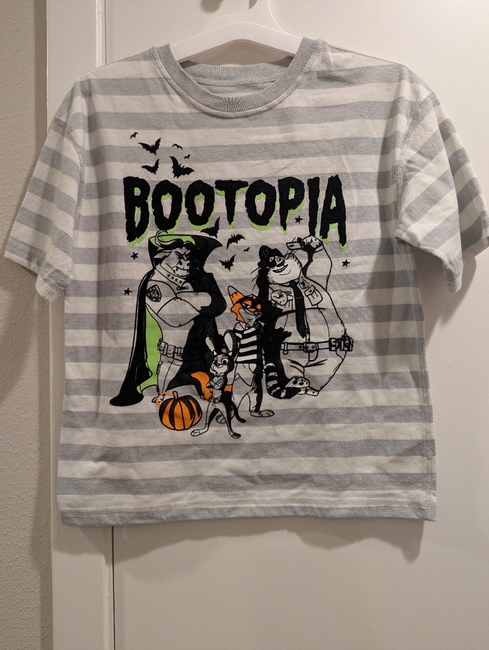 Zootopia /Bootopia Kids Halloween Shirt - Size 7/8 - Sensory Friendly
